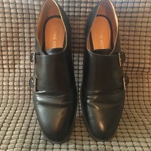 Women’s Nine West leather black Oxford